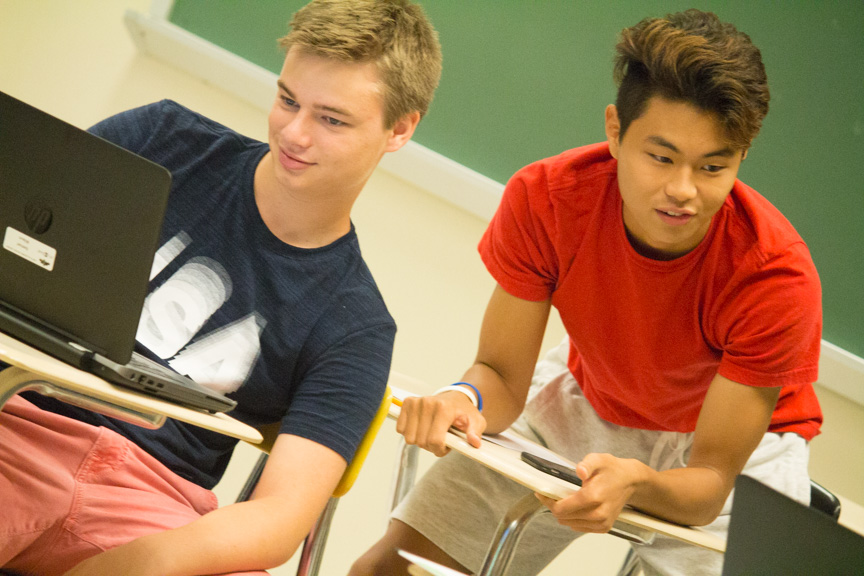 Sam Wilson and Andy Cho settle in for a long junior year.