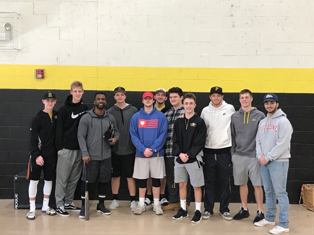 Last week, Major League standout Andrew McCutchen took batting practice with the Varsity Baseball Team.