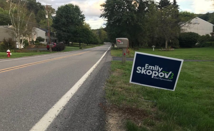 Despite running in a solidly Republican district, Democrat Emily Skopov is gaining attention.