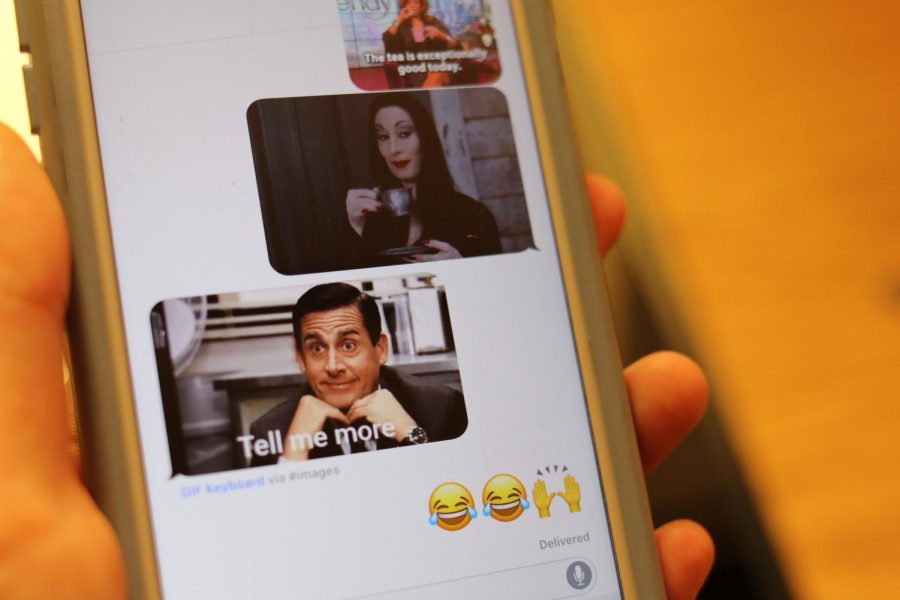 With emojis and gifs it is easy to communicate without words
