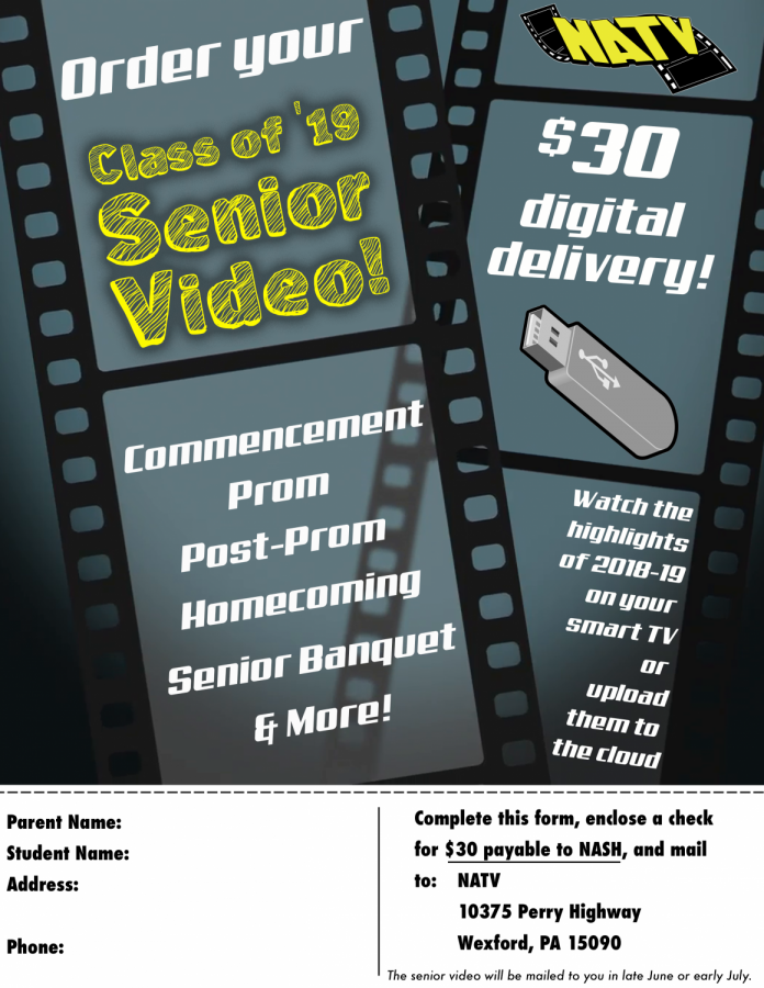 Purchase Your Class of '19 Senior Video!