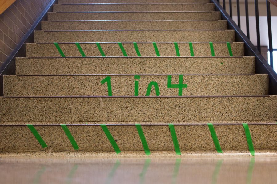 Every green stair that SADD displayed showed a person fighting, but it also showed a person we can  help, in a way big or small. 