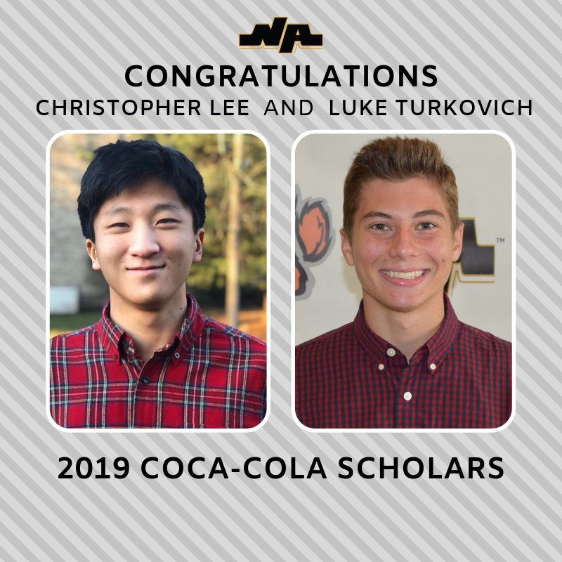 NA boasts two Coca-Cola Scholarship winners this year