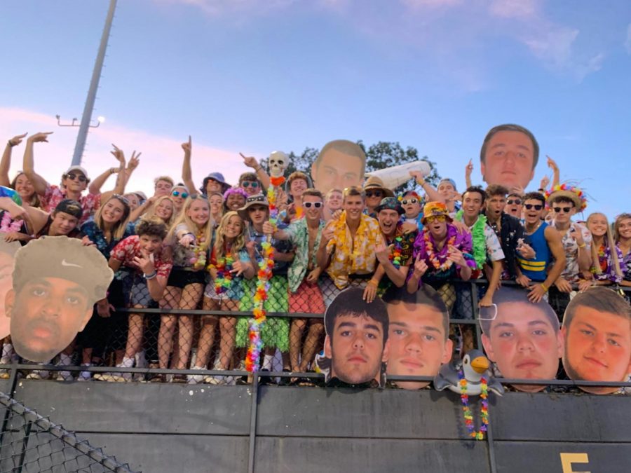 Friday night themes are an essential part of leading the Student Section, but this years group shared the responsibility with the student body.