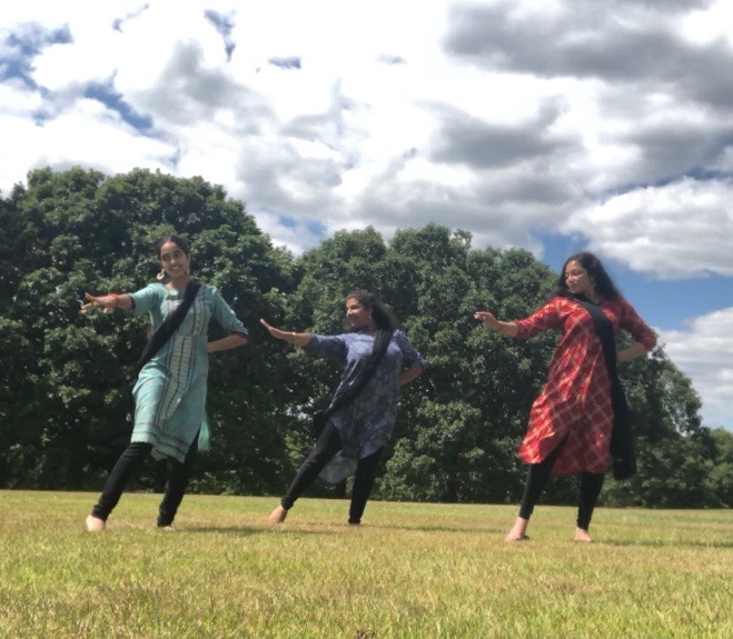 During the summer, club members Mansi Avunoori, Somya Thakur, and Shreya Buppudi, met up and choreographed in North Park.