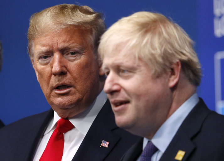 President Donald Trump & U.K. Prime Minister, Boris Johnson, have very different approaches to the virus outbreak.