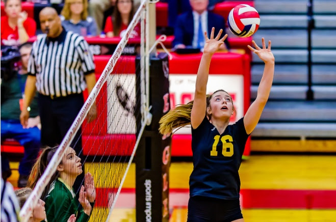 Paige Morningstar has risen to the top of two varsity sports, but volleyball is the focus of her future.