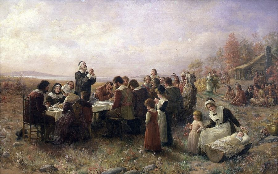 The First Thanksgiving at Plymouth