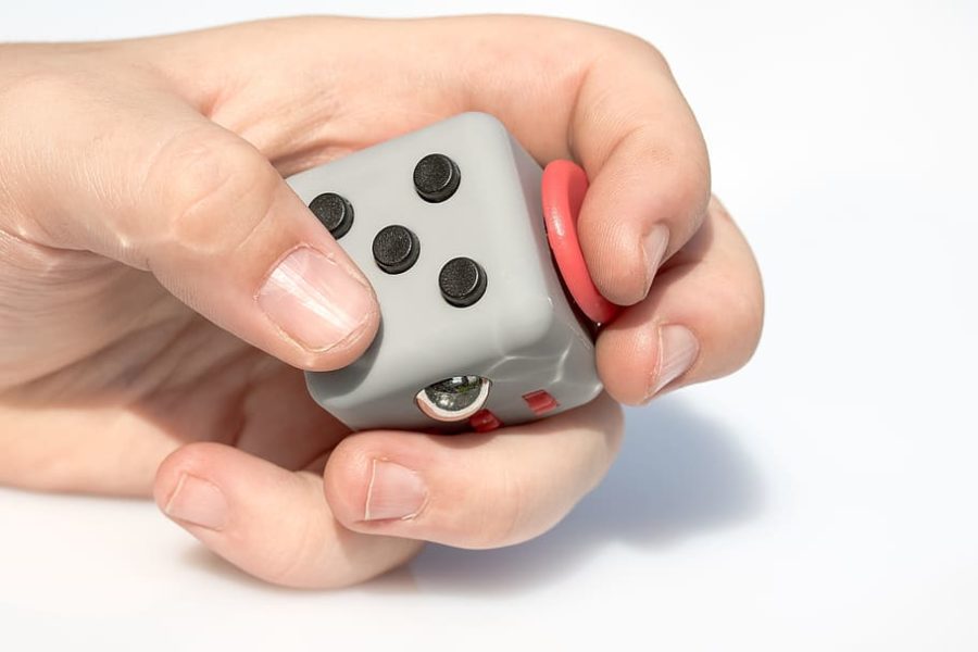 Hyperactivity caused by ADHD can be treated by a variety of fidget toys.