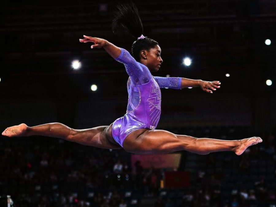 With a total of 32 combined Olympic and World medals, Simone Biles is tied for the most decorated gymnast of all time.