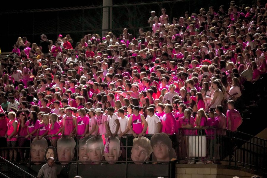 Newman Stadium turned pink on Friday night.