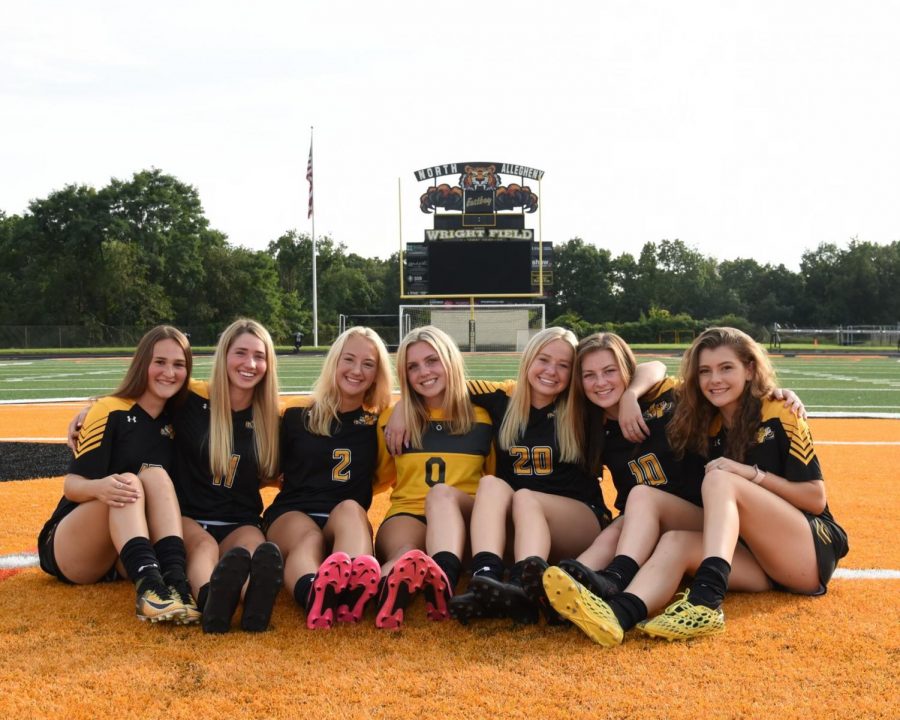 The North Allegheny Girls Soccer seniors were sad to say their goodbyes after an unexpected loss last Thursday. 