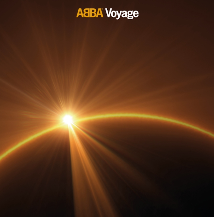 The album cover for ABBAs newest album, showing the dawn of a new age of live music.