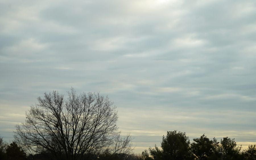 Gray, gloomy skies are typical of the Pittsburgh area during the winter.