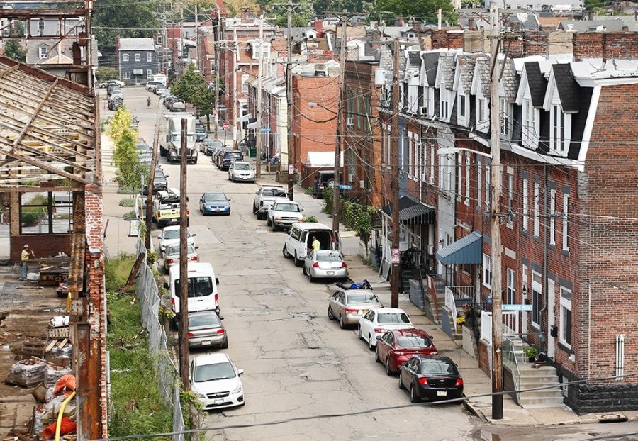 Lawrenceville Neighborhood Reflection Photography Pittsburgh 