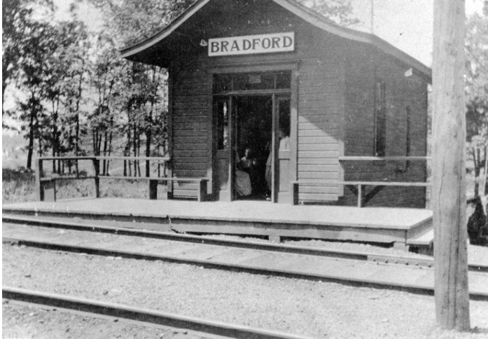 The Bradford Woods station of the Harmony Line