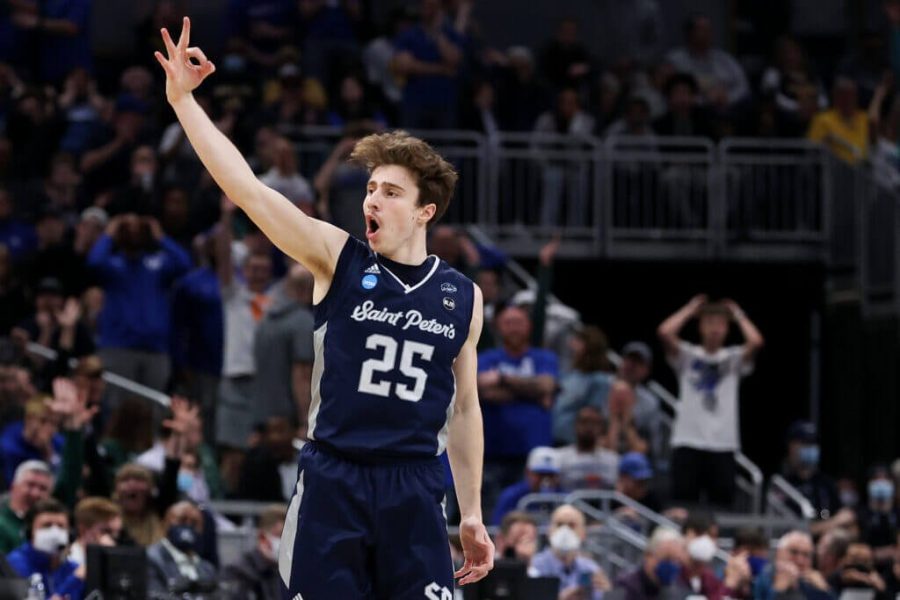 Saint Peters guard Doug Edert took March Madness by storm.
