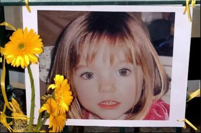 The young girl, Madeleine McCann, abducted in 2007. 