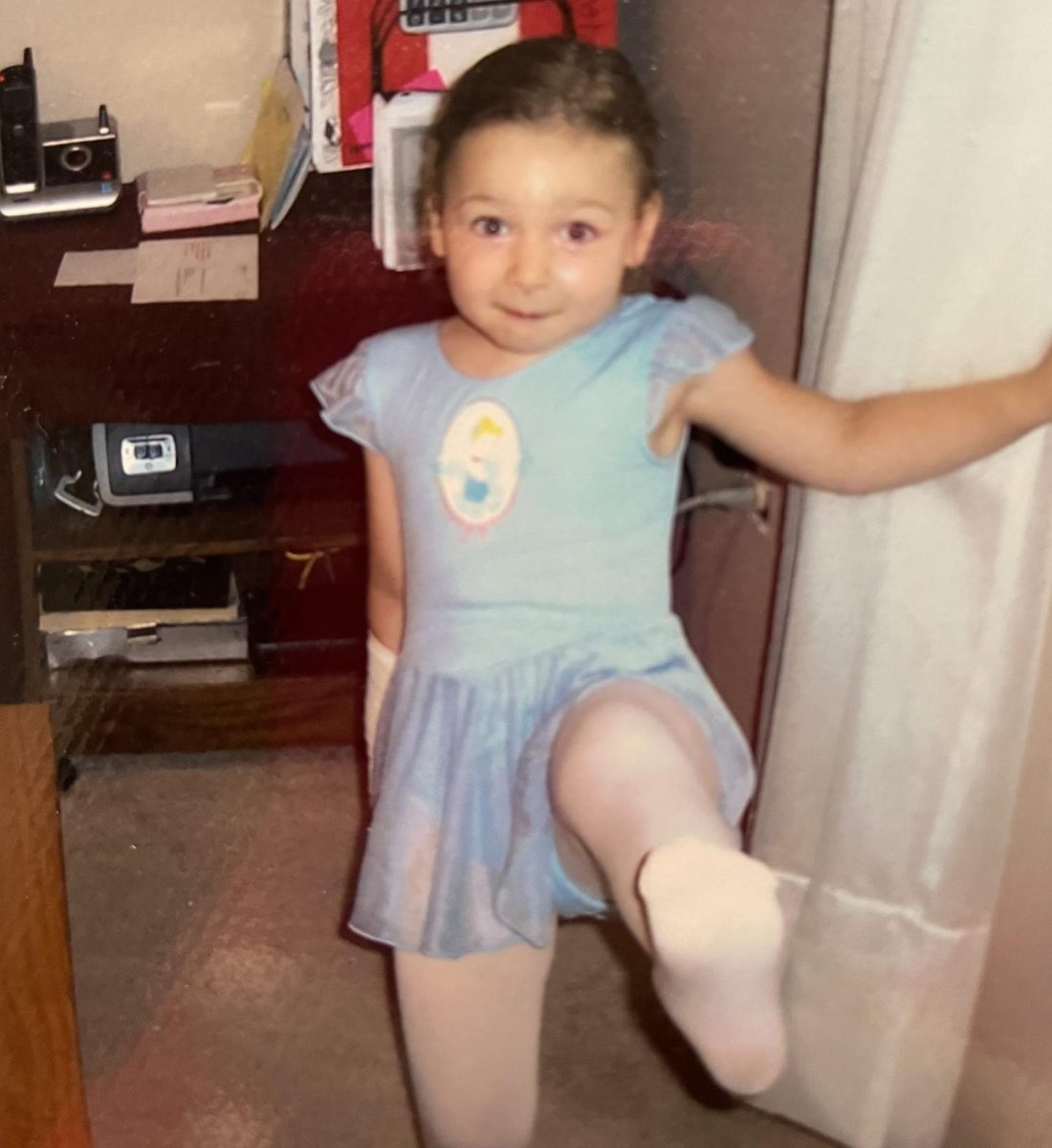 At four years old, I began taking ballet and tap lessons.