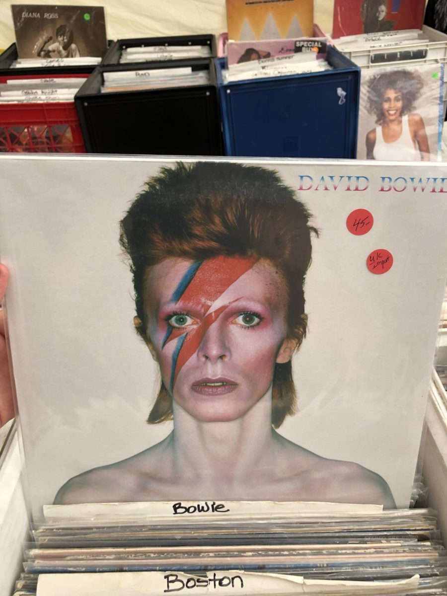 Aladdin Sane— a play on words to insinuate “A lad insane”-- is often looked at as the terrestrial and Americanized version of Ziggy Stardust.