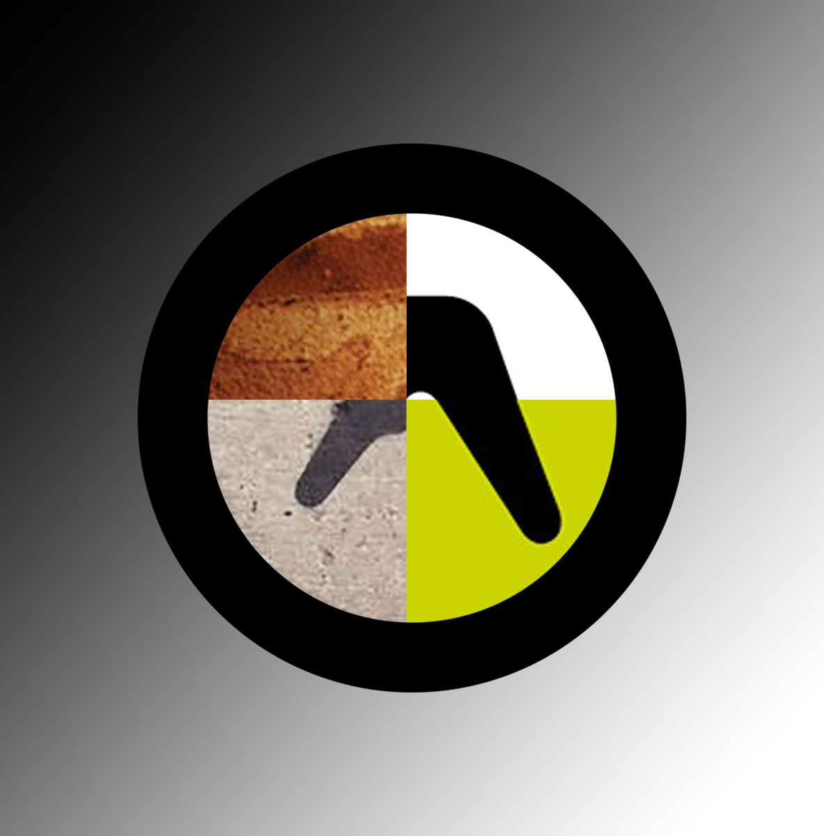 A mashup of various different Aphex Twin logos