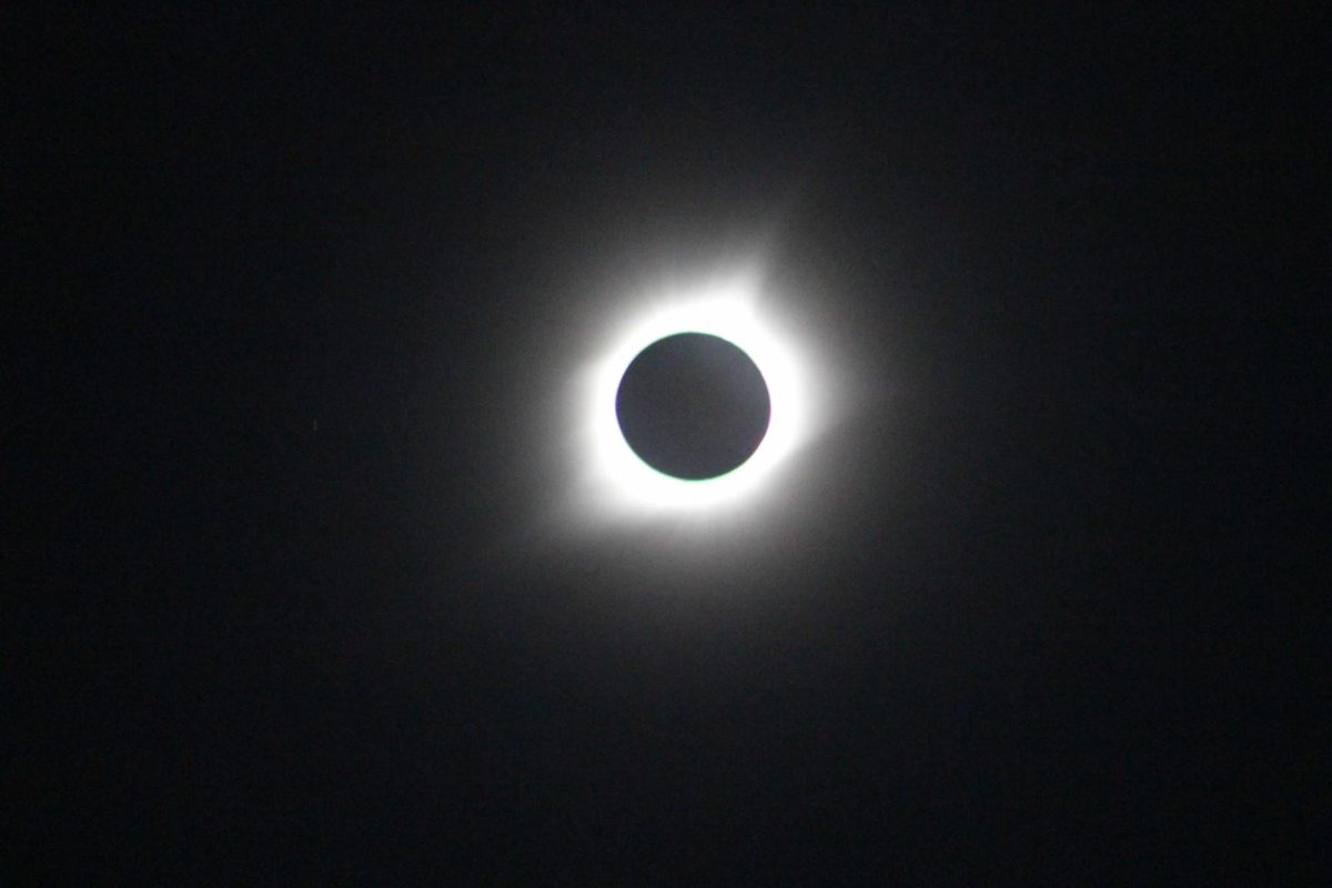 A photo of the 2017 eclipse in totality.