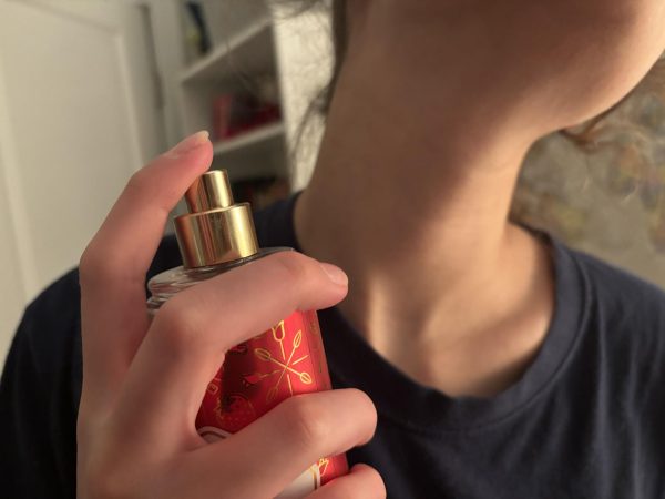One spritz of Bath and Body Works Strawberry Poundcake body spray may be more than enough.