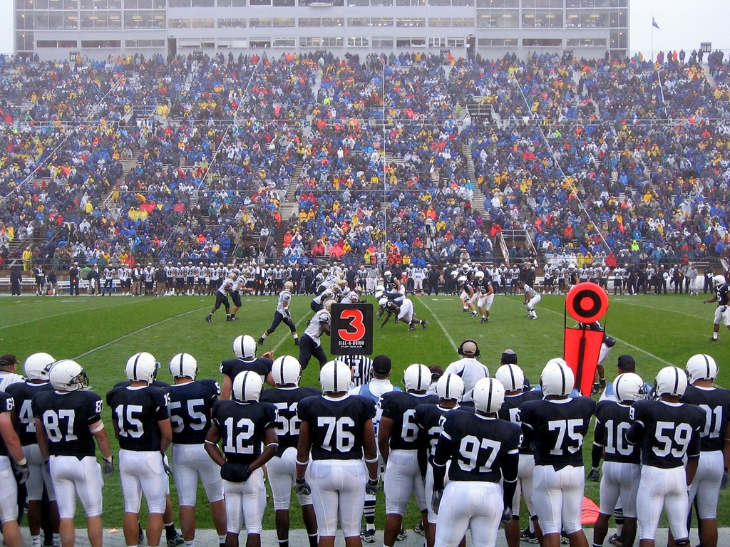 Penn State vs Akron in September 2017. The Nittany Lions won the game 52-0.