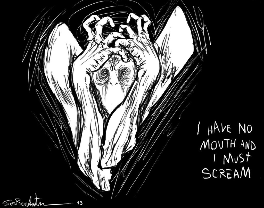 The main character losing his mind from being in the computer 
(CC BY-NC-SA 3.0)