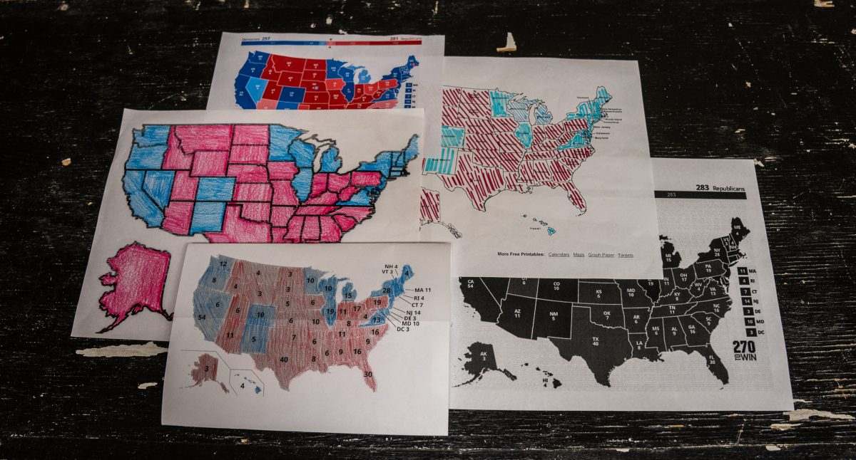 AP Government students filled out their predictions for this past election.