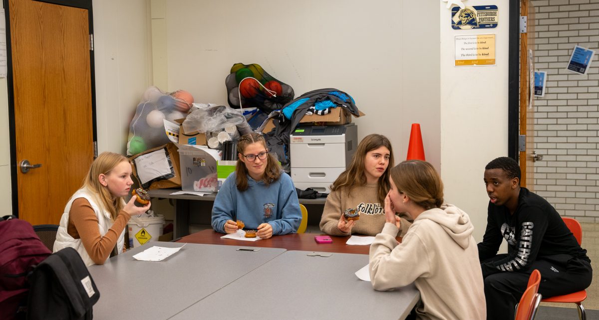 Gathering Hope meets during the activity period on Tuesday, December 17.