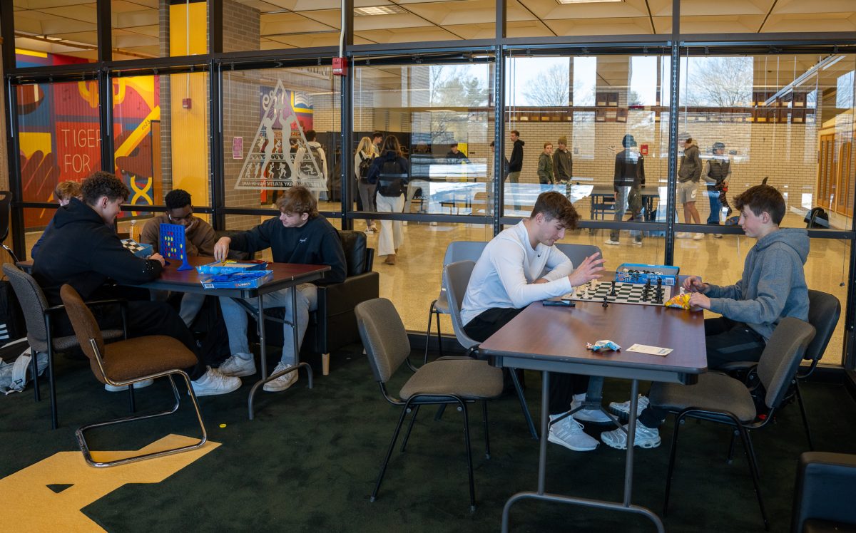 Inside the new student lounge during 6th period lunch