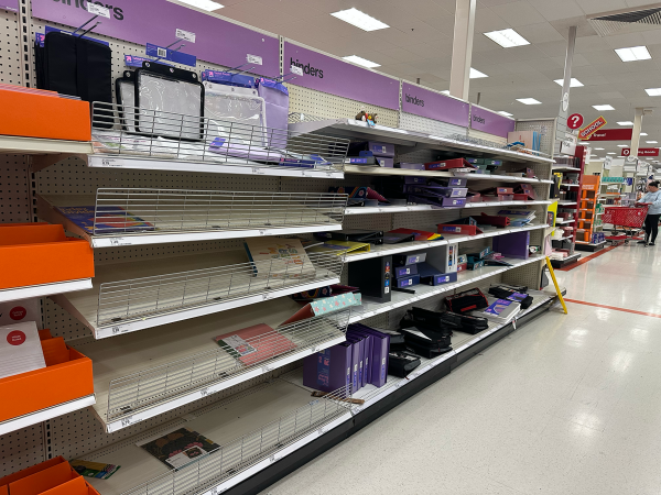 The back-to-school shelves at the Target on McKnight Road were nearly empty by late August.