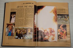 The Homecoming spread from the 1986 NASH yearbook. (photo: Elliot Davis)