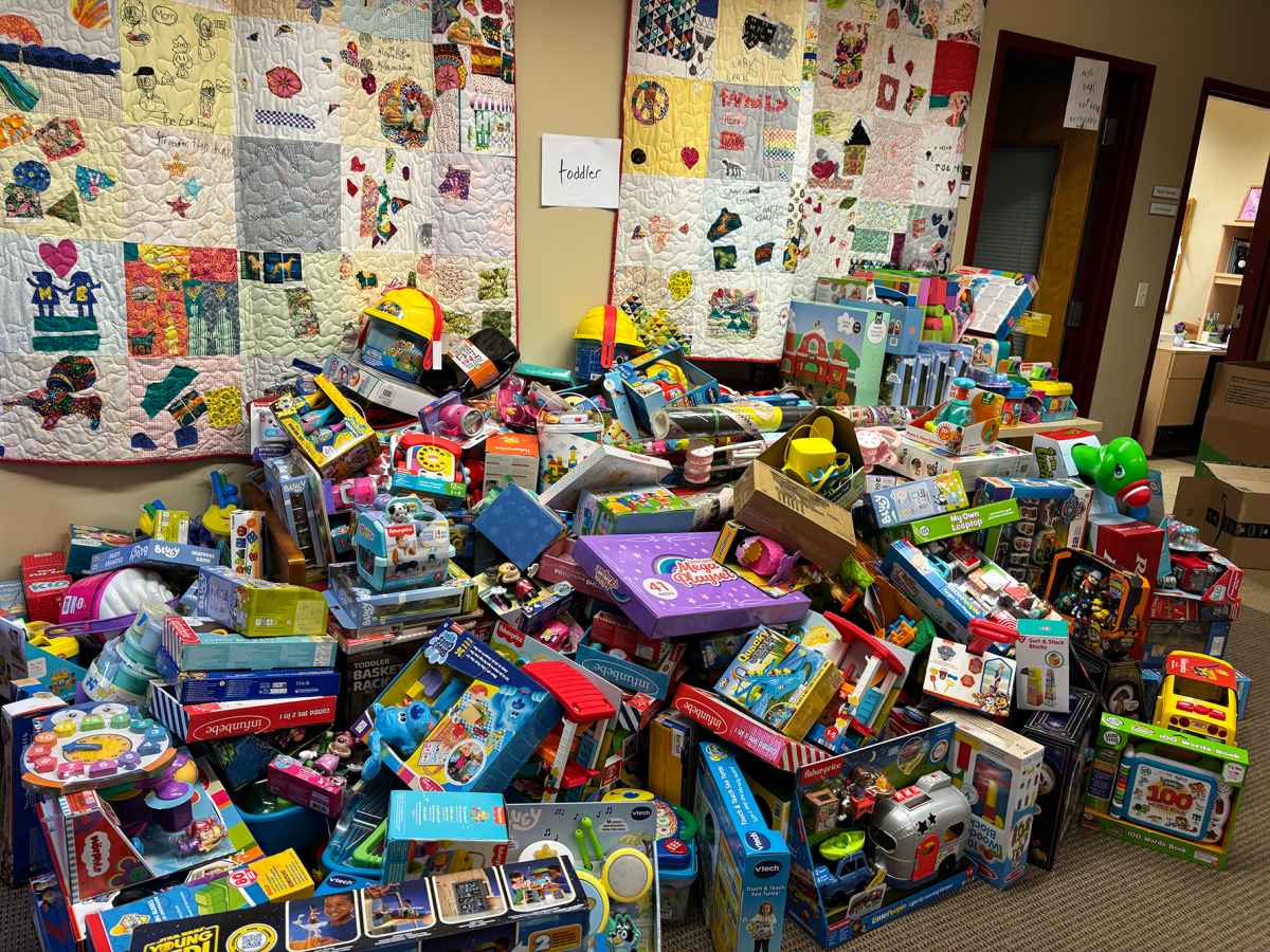 Toys donated from all around Pittsburgh. (photo: May Eberle)