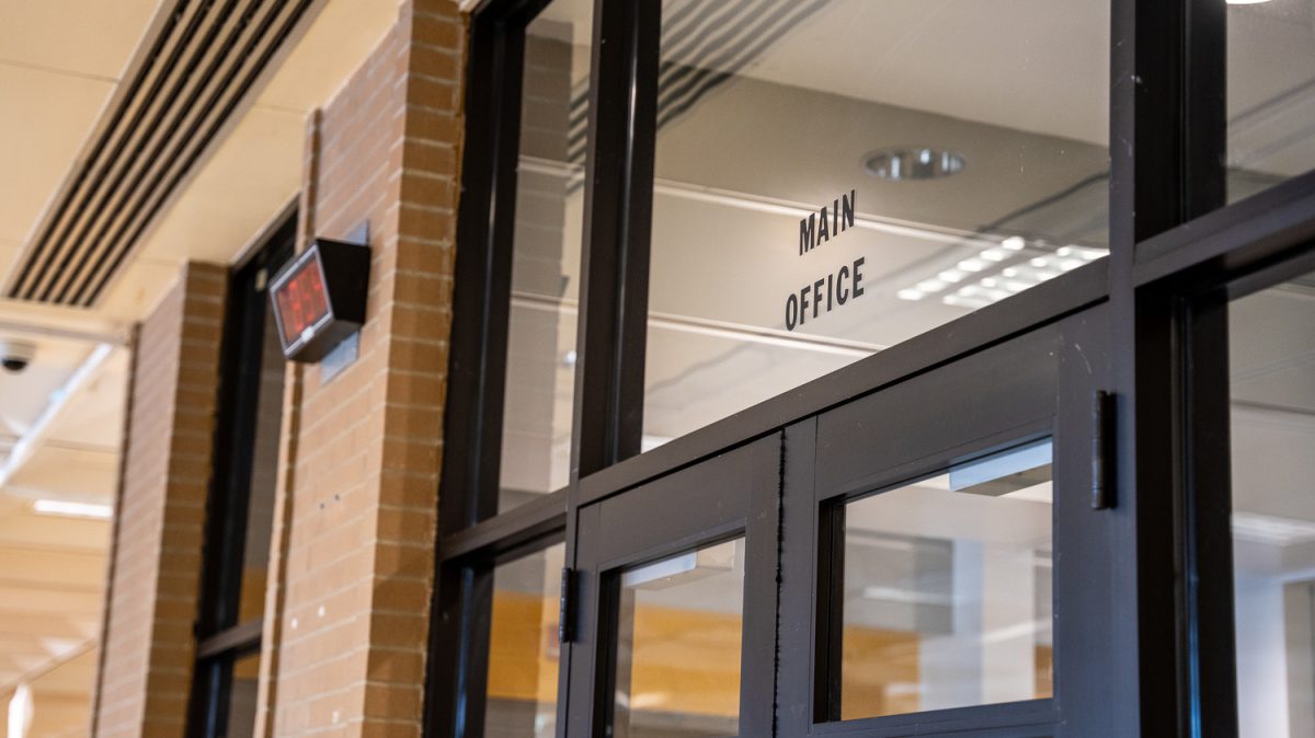 Entrance to main office